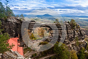 The sandstone arch Prebischtor
