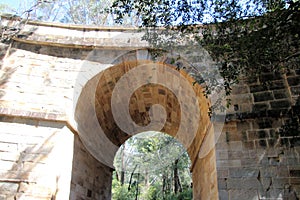 Sandstone Archway of the Lennox Bridge