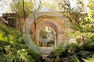 Sandstone Archway of the Lennox Bridge photo