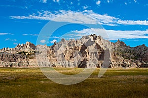 Sandstone in Badlands, South Dakota