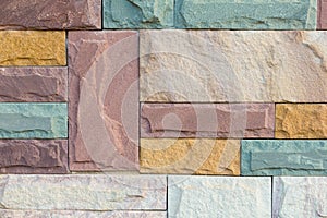 Sandstone brick wall