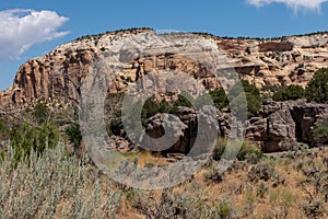 A sandstone butte on Glade Park in Western Colorado