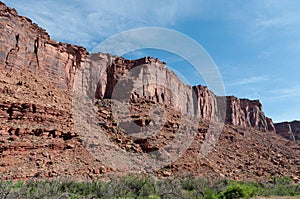 Sandstone Butte in western Colorado