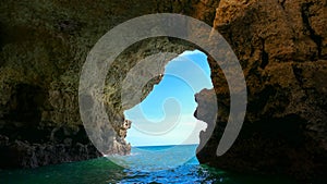 Sandstone cave background