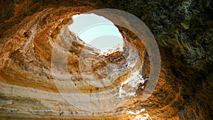 Sandstone cave - Popes hat - Portugal Algarve