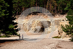 sandstone caves in Blankenburg Harz Germany