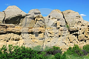 Sandstone cliff