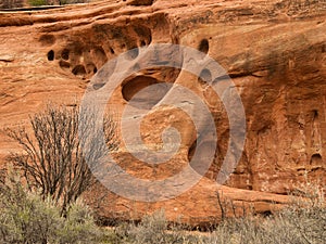 Sandstone Cliff Erosion