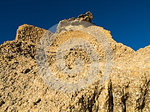 Sandstone coastline with sandy beaches at Gale