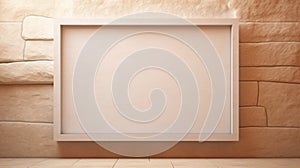 Sandstone Creative Abstract Geometric Frame.