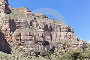 Sandstone formation in Gheralta, Northern Ethiopia