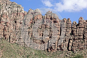 Sandstone formation in Gheralta, Northern Ethiopia