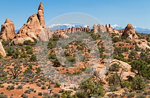 Sandstone formation in Utah