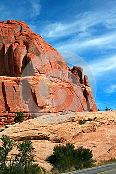 Sandstone Formations Arches National Park photo