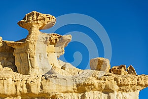 Sandstone formations Bolnuevo, Spain