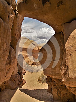 Sandstone Formations in Devil`s Garden