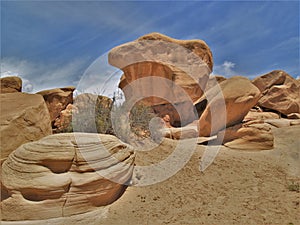 Sandstone Formations in Devil`s Garden