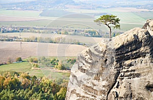 Sandstone formations at Drabske Svetnicky protected area