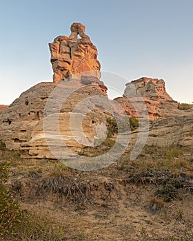 Sandstone Formations in Writing on Stone Park