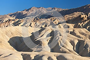 Sandstone Formations at Zabriskie Point