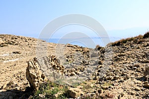 Sandstone landscape in Lopar on the island Rab in Croatia