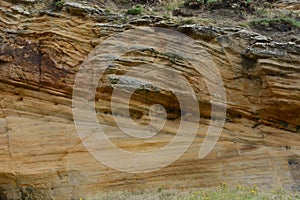 Sandstone Layering at Clashach Cove