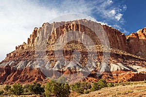 Sandstone Mountain Capitol Reef National Park Torrey Utah