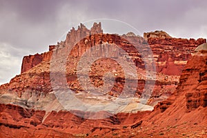 Sandstone Mountain Capitol Reef National Park Torrey Utah