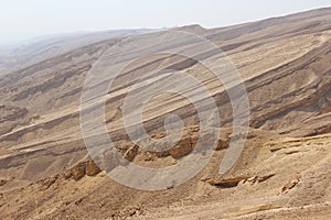 Sandstone pattern in the desert