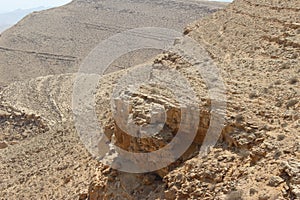 Sandstone pattern in the desert