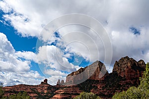 Sandstone Red Rock in Sedona, Arizona