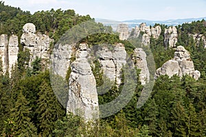 Sandstone rock city czech or Bohemian paradise