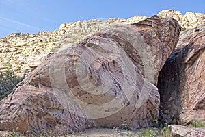 Sandstone rock formation at Red Rock Nature Conservancy photo