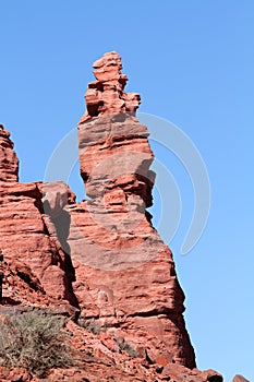 Sandstone rock formation - Talampaya photo