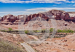 Sandstone Rock Formations in Bluff, Utah