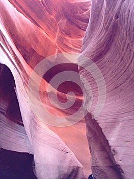 Sandstone Rock Formations, Lower Antelope Canyon, Page, Arizona, USA