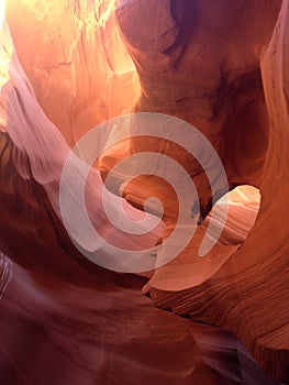 Sandstone Rock Formations, Lower Antelope Canyon, Page, Arizona, USA