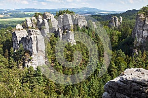 Sandstone rock panorama