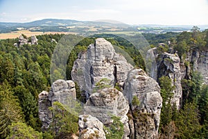 Sandstone rock panorama