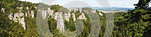 Sandstone rock panorama