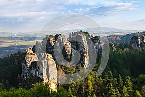 Sandstone rocks in Bohemian Paradise