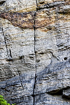 Sandstone rocks in the Bohemian Switzerland, Chech.