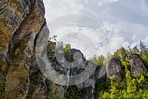 Sandstone rocks - Prachovske skaly Prachov Rocks