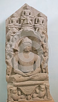 Sandstone Sculpture of  Jain Diety  Central India Madhya Pradesh