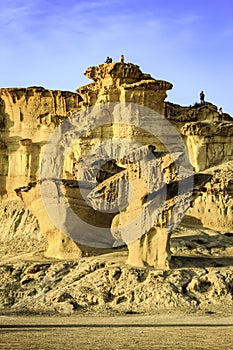 Sandstone sculptures in Bolnuevo photo