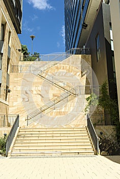 Sandstone stairs apartments