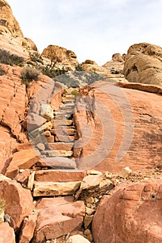 Sandstone Steps in Red Rock Canyon