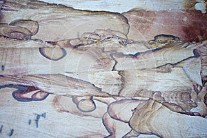 Sandstone surface texture as background. fragments of stone slabs