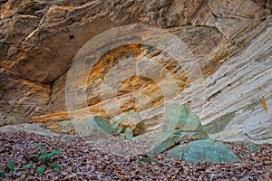 Sandstone Teardrops of Ottawa Canyon photo