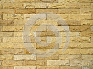 Sandstone wall texture and backgroun, natural surface